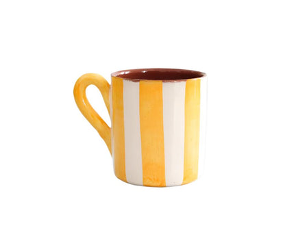 MUG-BOLD STRIPE HORIZONTAL-TANGERINE
