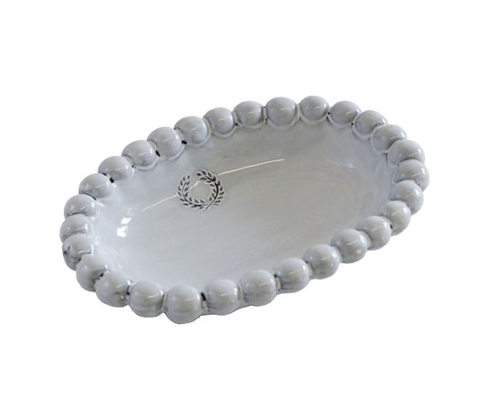 Collana perla oval bowl-white