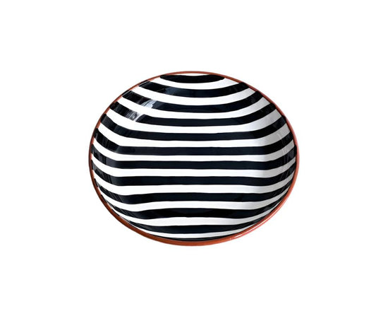 BOWL-STRIPE REGULAR BOWL-BLACK