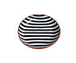 BOWL-STRIPE LARGE BOWL-BLACK