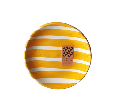 BOWL-STRIPE MINI BOWL-TANGERINE