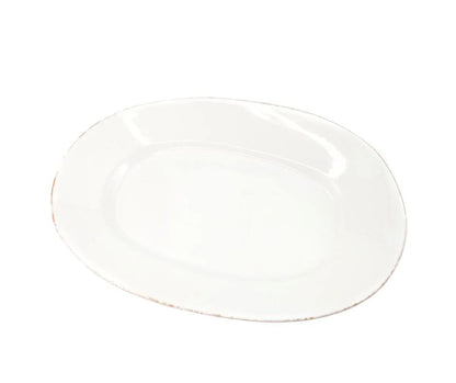 TAVOLOZZA-PLATTER-MEDIUM OVAL 40X28 CM-WHITE