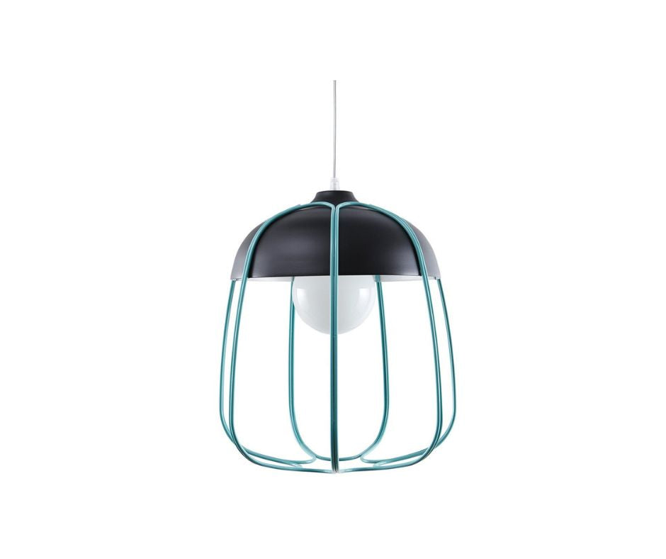 PENDANT-TULL LAMP PENDANT-ANTHRACITE/TURQUOISE