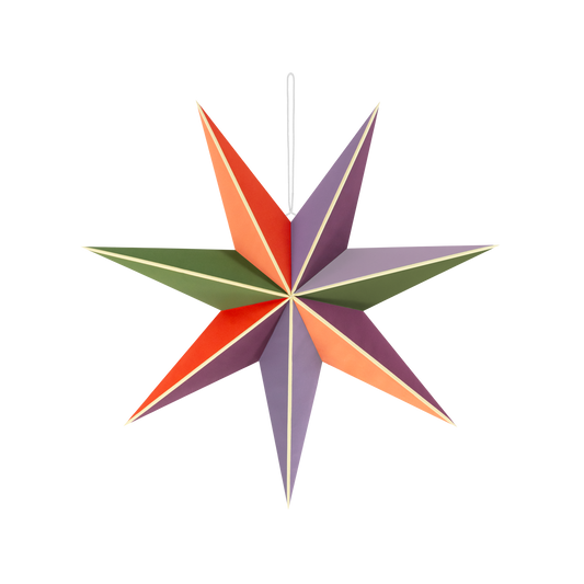 CHRISTMAS-ORNAMENTS-PAPER STAR-SIRIUS