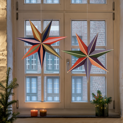 CHRISTMAS-ORNAMENTS-PAPER STAR-MANGO