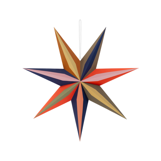 CHRISTMAS-ORNAMENTS-PAPER STAR-MANGO