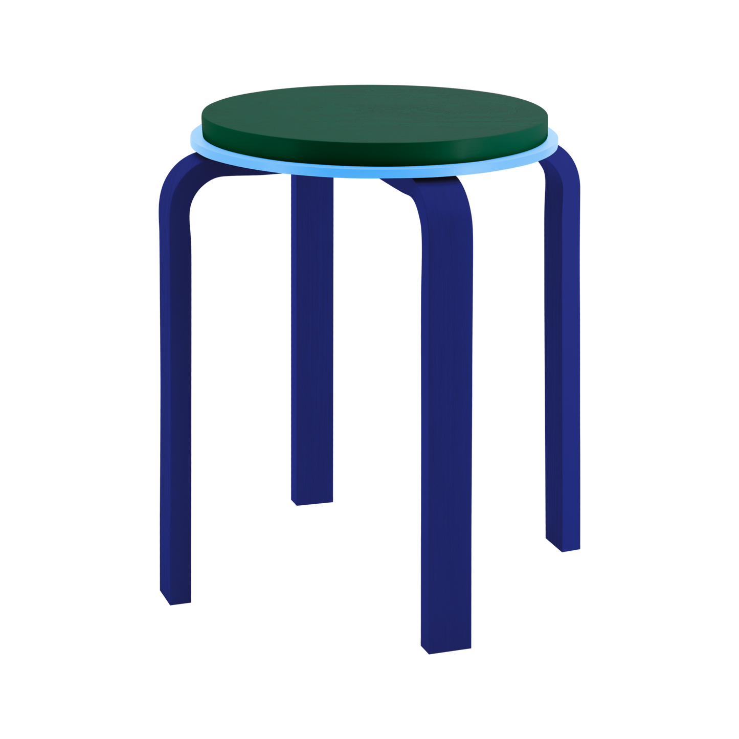 STOOL-MAX BLUE