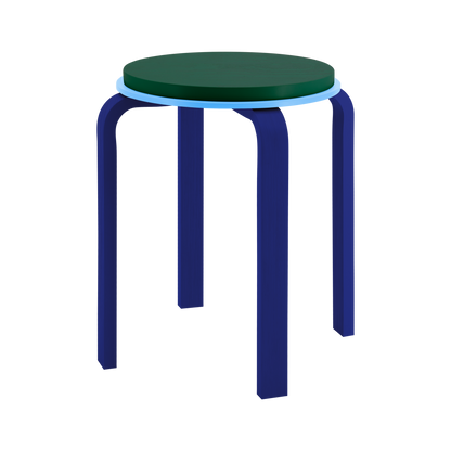 STOOL-MAX BLUE