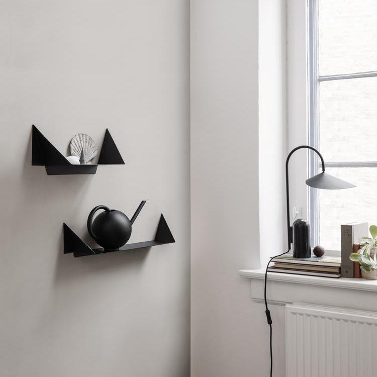 SHELF-GAMI-BLACK-LARGE (W: 60 x H: 14 x D: 16 cm)