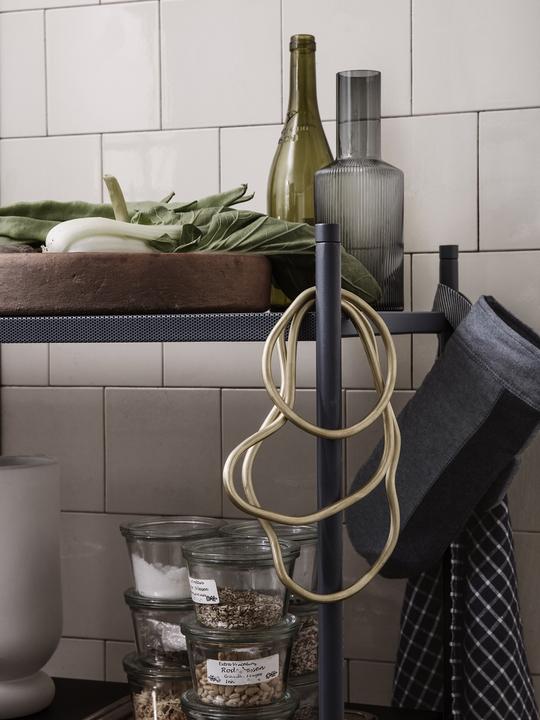 CARAFE-RIPPLE-SMOKED GREY