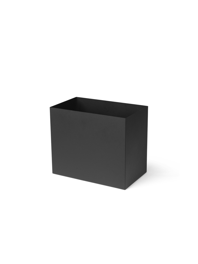 PLANT BOX POT-LARGE-BLACK