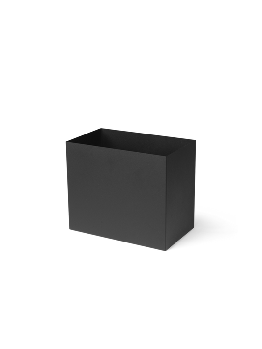 PLANT BOX POT-LARGE-BLACK