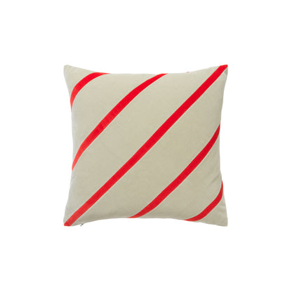 CUSHION-AYA 50X50 VELVET-SAGE/TOMATO