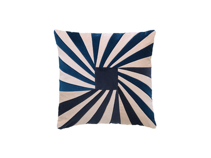 CUSHION-BODIL 40X40 VELVET-DENIM
