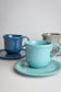 TAVOLOZZA ESPRESSO CUP + SAUCER-DARK BLUE