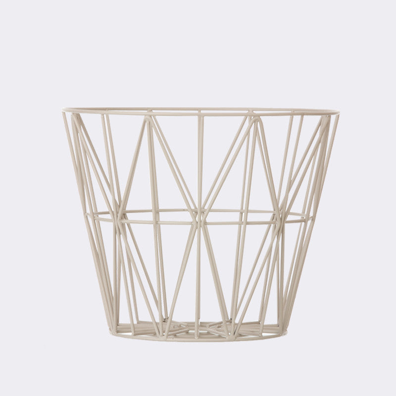 Wire Basket - Large - Grey, HOME DECOR, FERM, - Fabrica