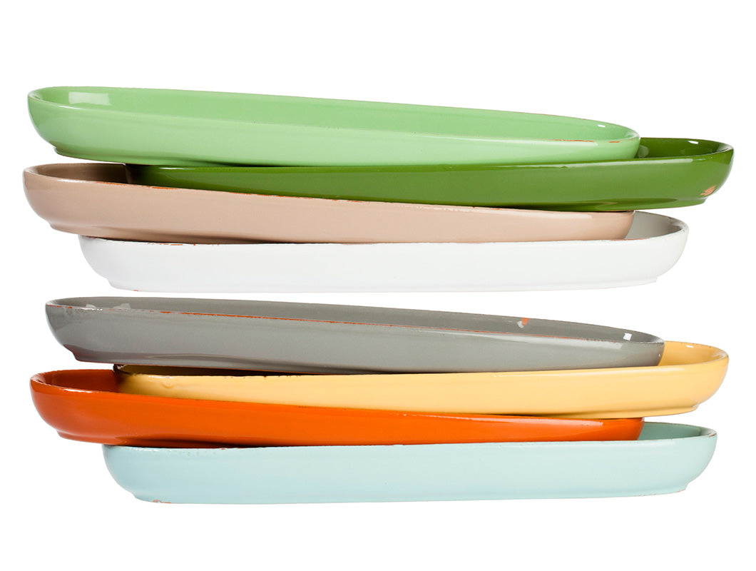 TAVOLOZZA-PLATTER-OVAL 49X14 CM-ORANGE