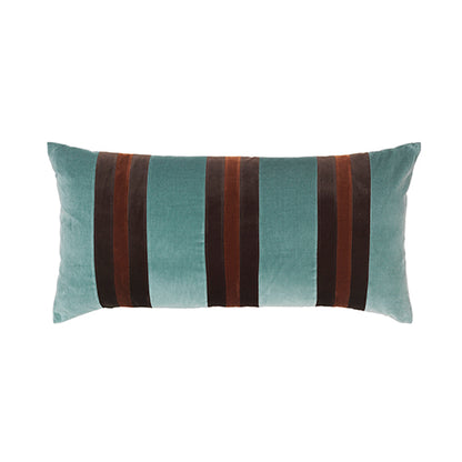 MIMI 40X80 VELVET CUSHION PALE BLUE