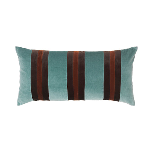 MIMI 40X80 VELVET CUSHION PALE BLUE