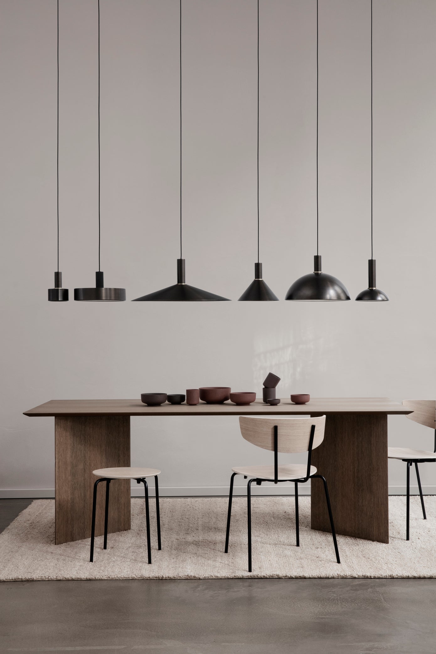 LAMP SHADE-HOOP-BLACK BRASS - Fabrica