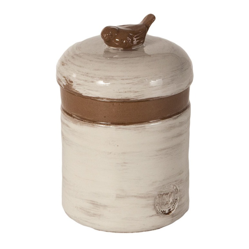 CANISTER-GALESTRO VINTAGE H17CM-GHIACCIO