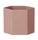 Hexagon Pot - Rose  Extra-Large, HOME DECOR, FERM, - Fabrica