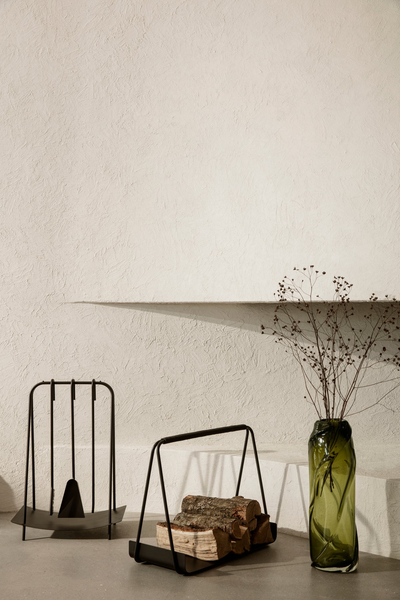 FIREPLACE TOOLS-PORT-BLACK