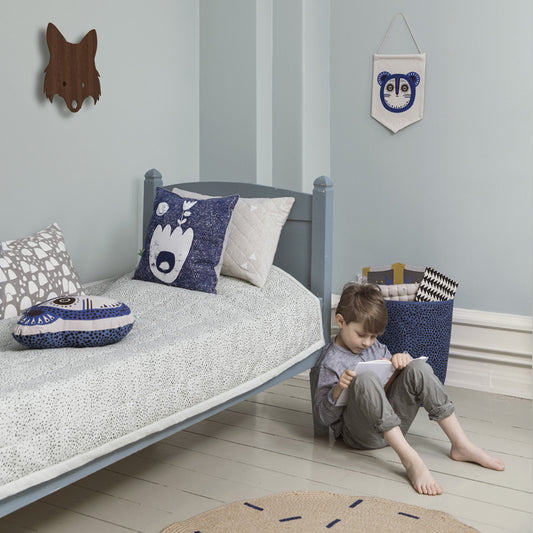 Teepee Quilted Cushion - Grey, KIDS, FERM, - Fabrica