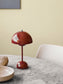 FLOWERPOT VP9 PORTABLE TABLE LAMP-RED BROWN