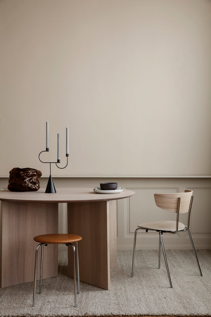 CANDLE HOLDER-AVANT CANDELABRA-BLACK