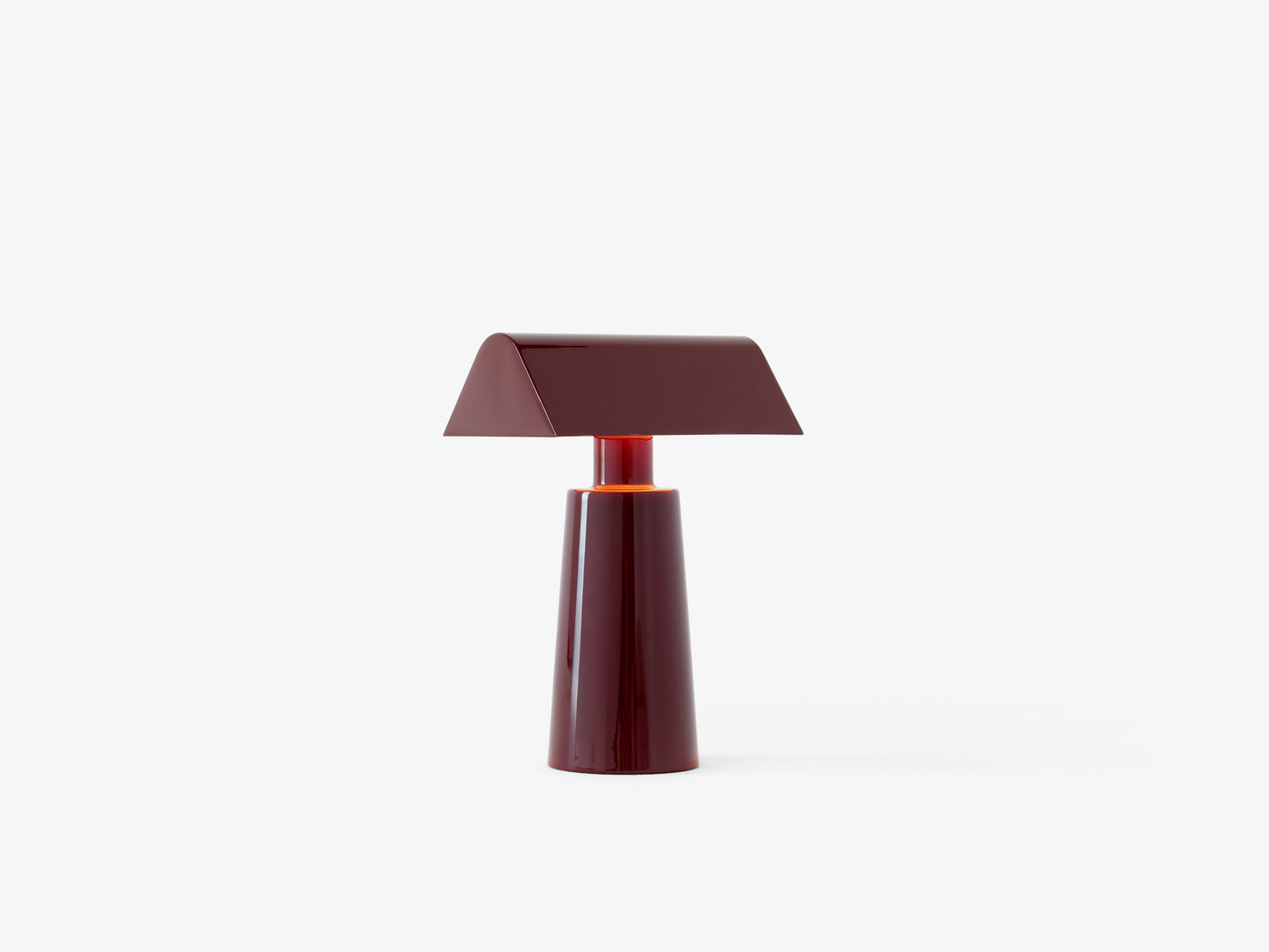 TABLE LAMP-CARET MF1 PORTABLE-DARK BURGUNDY