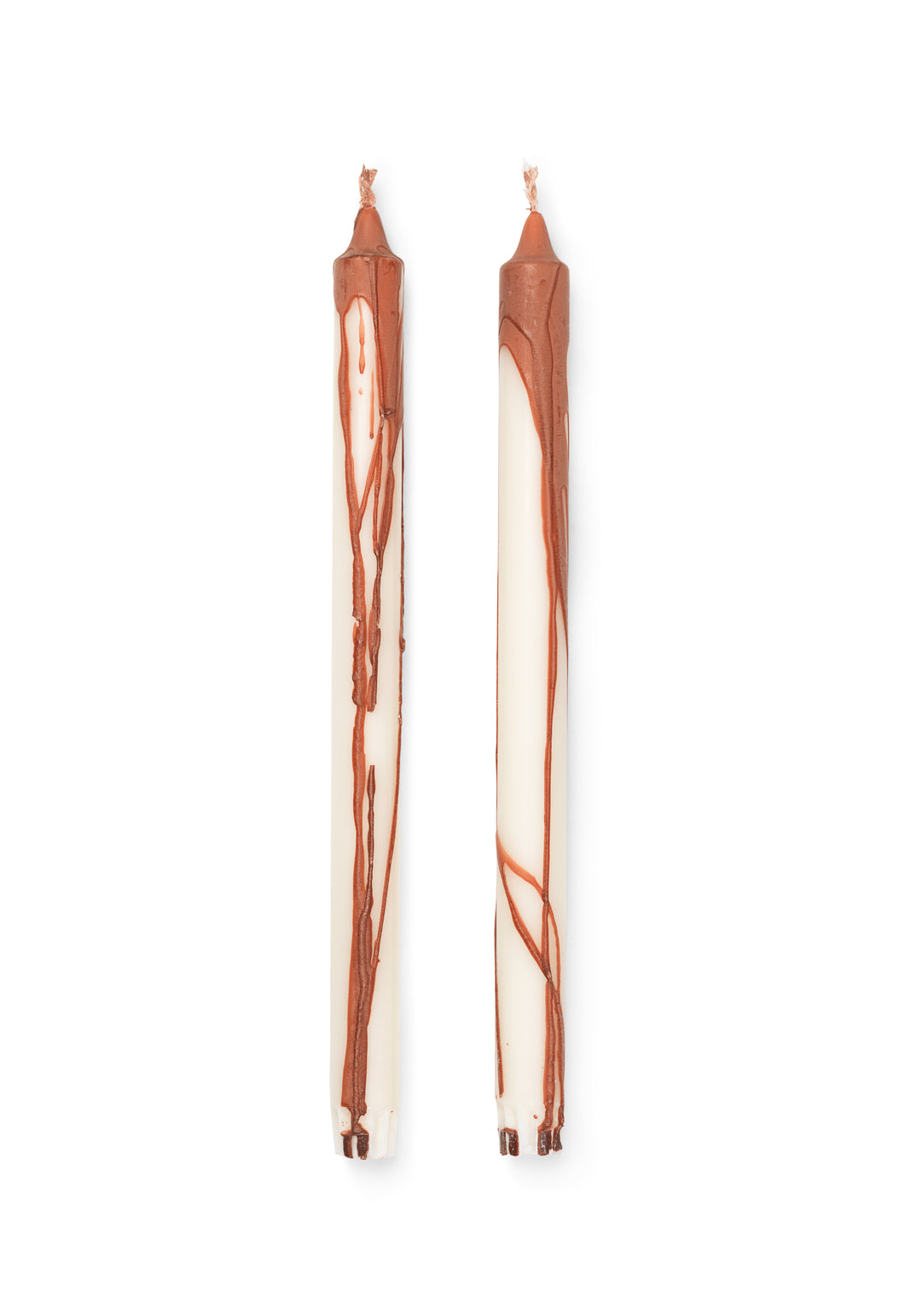 DRYP CANDLES-SET OF 2-RUST