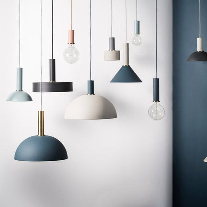 PENDANT-COLLECT-HIGH-BRASS (DIAM.6X17 CM) - Fabrica