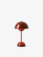 FLOWERPOT VP9 PORTABLE TABLE LAMP-RED BROWN