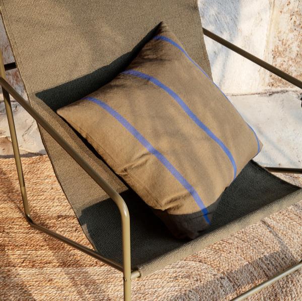 CUSHION-GRAND-OLIVE/BRIGHT BLUE