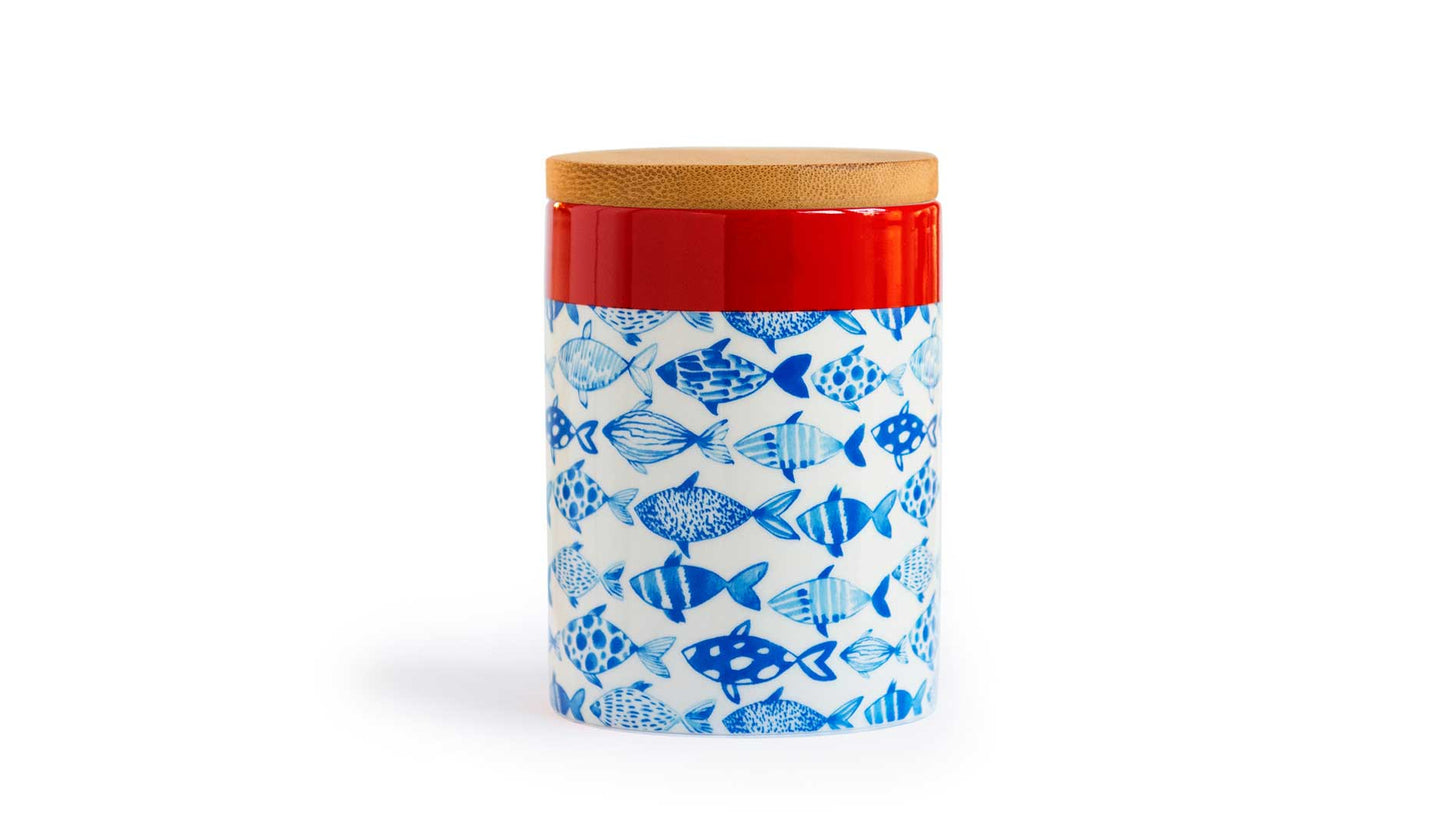 Porcelain Canister Small "Fish", KITCHENWARE, REMEMBER®, - Fabrica