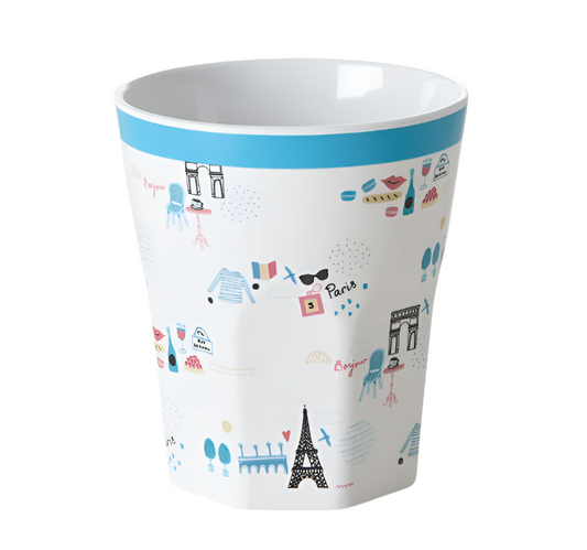 CUP-MELAMINE CUP WITH PARIS PRINT-JUMBO