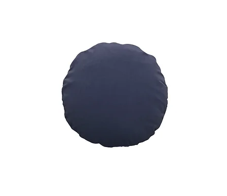 CUSHION-BASIC ROUND DIAM. 45 VELVET-DARK BLUE