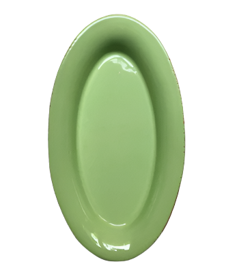 TAVOLOZZA-PLATTER-SMALL OVAL 26X15 CM-PISTACCHIO