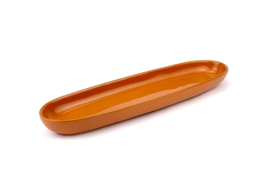 TAVOLOZZA-PLATTER-OVAL 49X14 CM-ORANGE