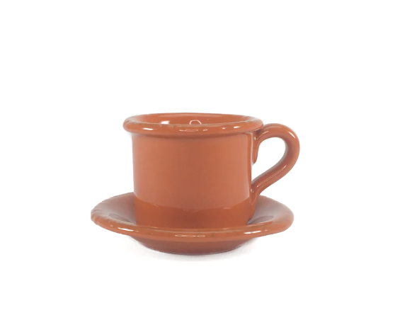 TAVOLOZZA ESPRESSO CUP + SAUCER-ORANGE