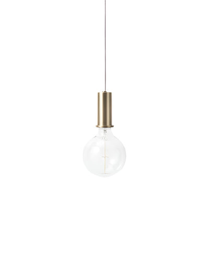 Socket Pendant Low - Brass, LIGHTING, FERM, - Fabrica