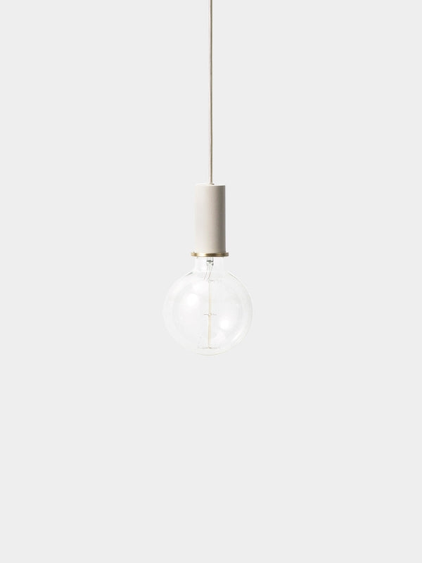 Socket Pendant Low - Light Grey, LIGHTING, FERM, - Fabrica