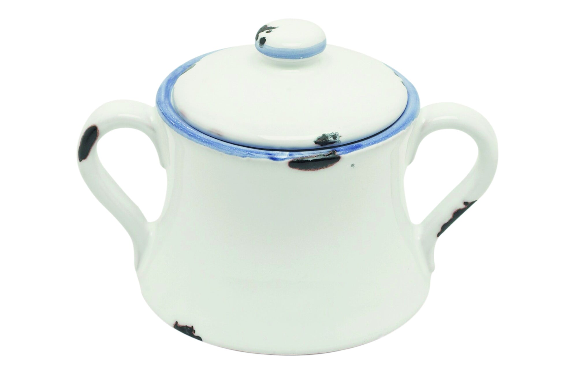 Vecchio Smalto Sugar Pot, KITCHENWARE, VIRGINIA CASA, - Fabrica