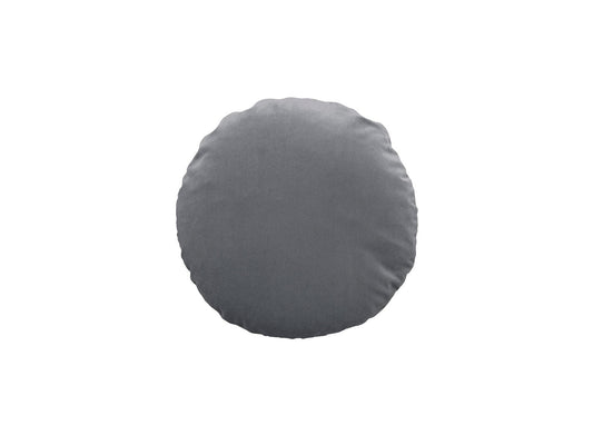 CUSHION-BASIC ROUND DIAM. 45 VELVET-STEEL GREY