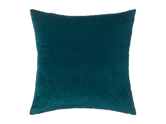 LILY 55X55 CUSHION VELVET NEW PETROL-MINT