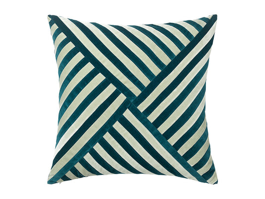 LILY 55X55 CUSHION VELVET NEW PETROL-MINT