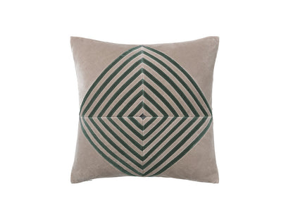 CUSHION-DAPHNE 40X40 VELVET-LIGHT KIT/PEACOCK