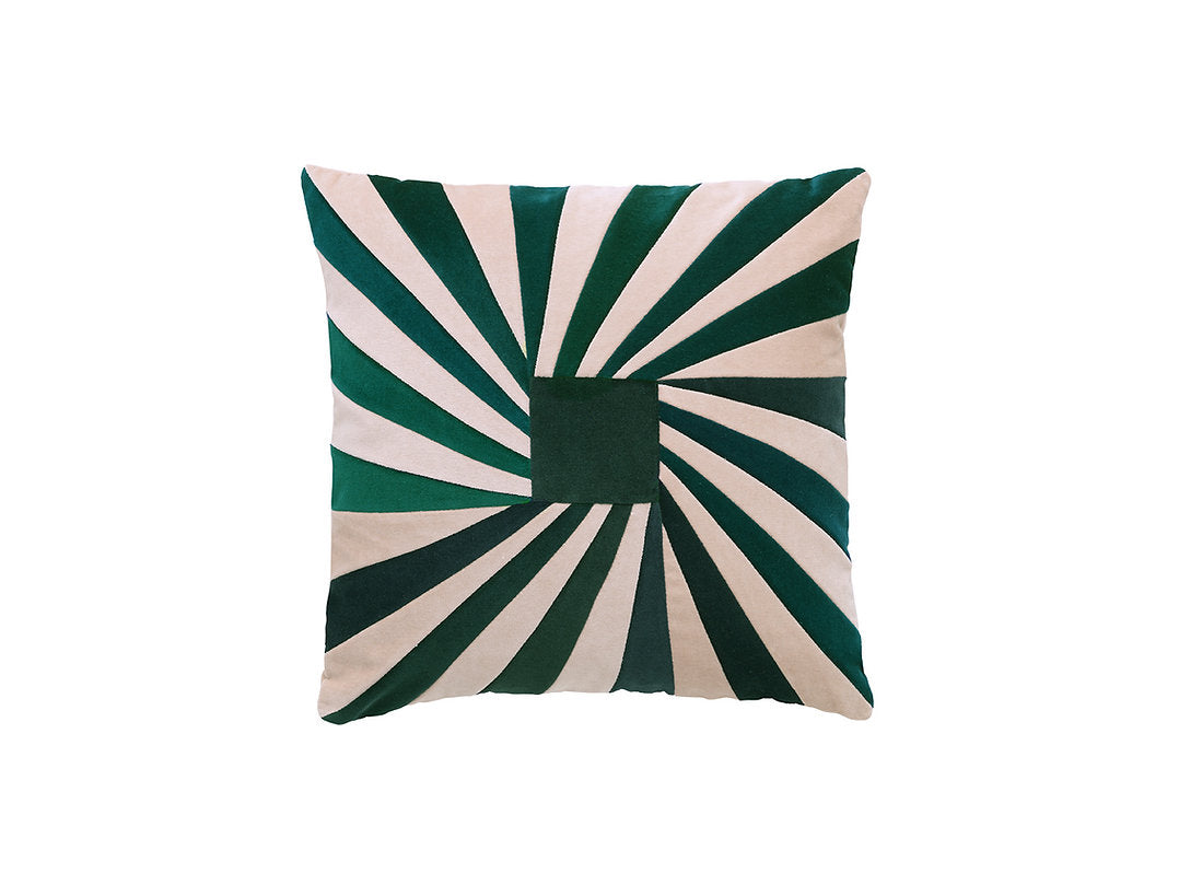 CUSHION-BODIL 40X40-VELVET EMERALD