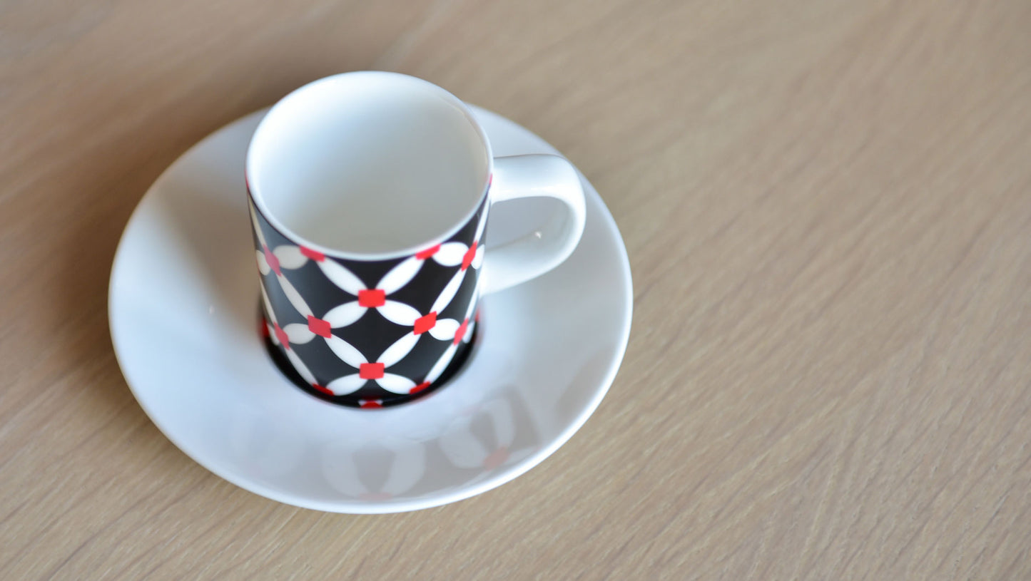 Espresso Cup+Saucer "Elise", KITCHENWARE, REMEMBER®, - Fabrica